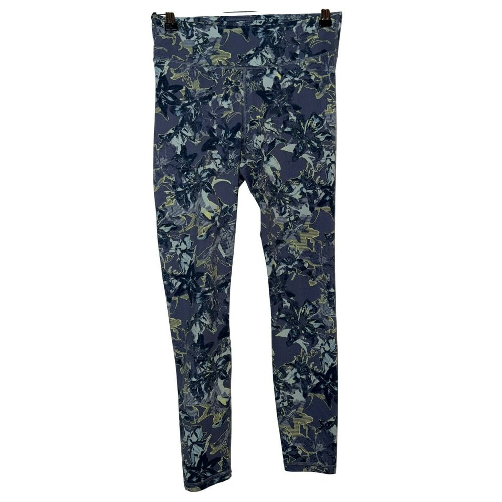 Fabletics Linear Lily Print Powerhold Leggings Size S
